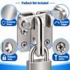 Stainless Steel Right-Open Door Lock Latch – Lockable Security Bolt