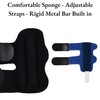 Bargain Wells Adjustable Finger Splint – Blue Sponge with Metal