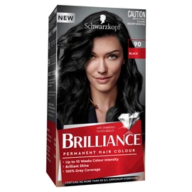 Schwarzkopf Brilliance, Permanent Hair Colour, 90 Black