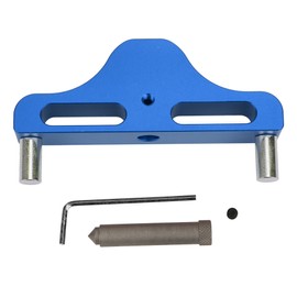 Aluminum Alloy Woodworking Center Scriber Center Line Marking Tool Woodworking Auxiliary ToolBlue