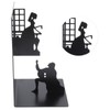 Wrought Iron Figure Book Stand Readers Book Stand Bookshelf Ornaments