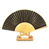 [SAWAN] 扇子 7寸5分 (22cm) 紳士用 男性サイズ 般若心経 扇子立て付き