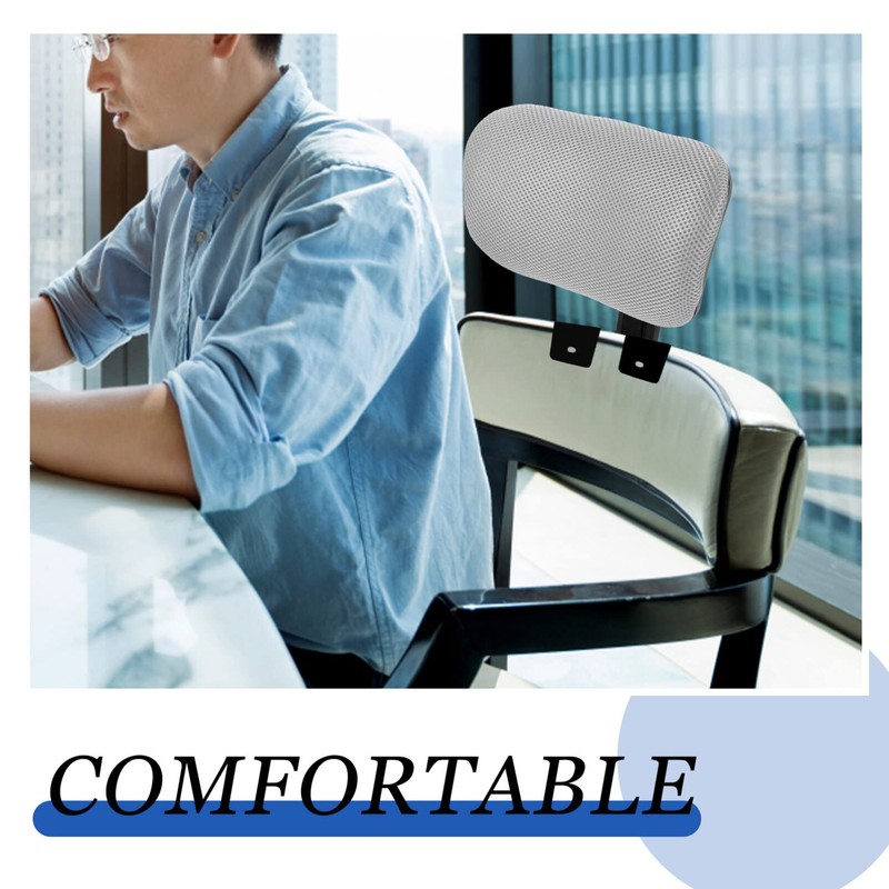 Operitacx Office Chair Headrest Attachment, Adjustable headrest for office chair,