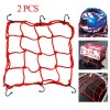 Unbranded 2X Cargo Net Motorcycle Helmet Mesh Luggage Tie Down