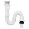 Flexible Waste Pipe,Viceda 40mm Bathroom Sink Waste Pipe with Waste