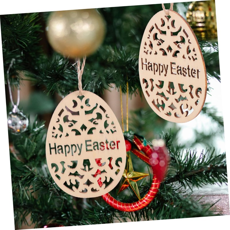 Operitacx 1 Satz Eieranhänger aus Holz Füllstoffe Fondant Spender bastelset