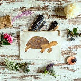 Mr. & Mrs. Panda XXL Cosmetics Bag Large Tortoise Marched White