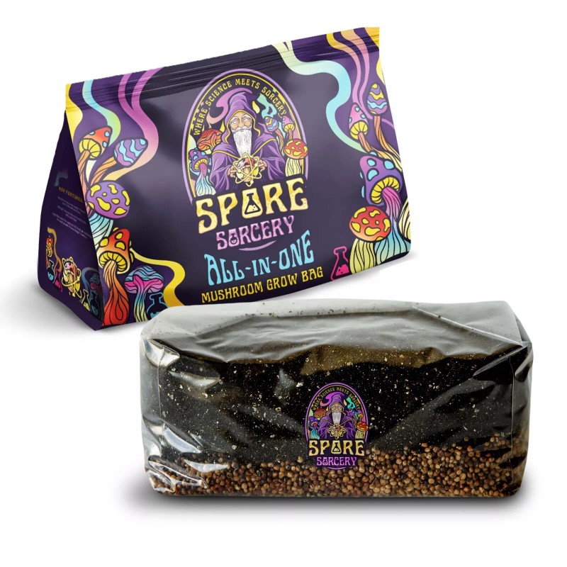 Spore Sorcery 6lbs All-in-One Mushroom Grow Kit in a Bag
