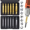 12 Pack Screw Extractor, Gifts for Men, husband gifts, Golden