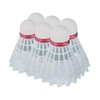 Spokey Unisex Shoot Synthetic Fast Shuttlecocks Set (Pack of 6),