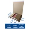 AKAR Book Wrap Mailer (217x155 + 60mm) Postal Boxes for