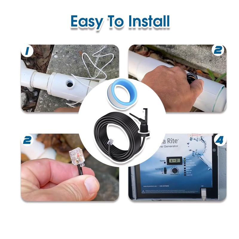 GLX-FLO-RP Pool Flow Switch for Hayward Goldline Aquarite Salt Systems,