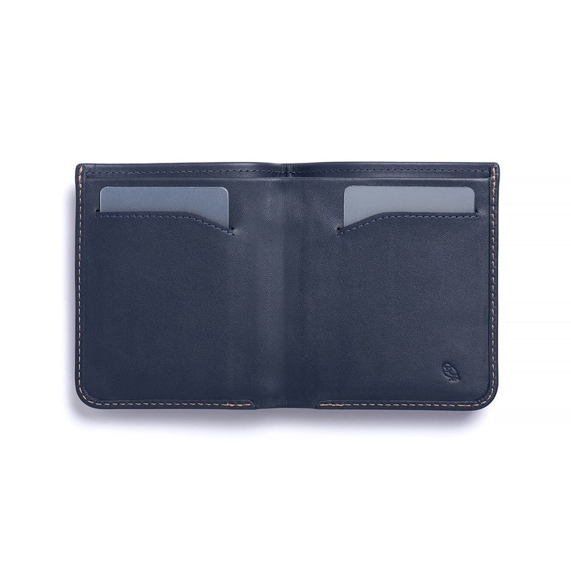 Bellroy Leather High Line Wallet Blue Steel(Size: One Size)