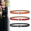 Yuangu Women Rhinestone Leather Belt, Womens Leather Belt with Crystal