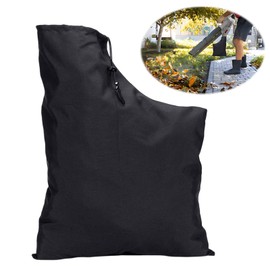 Leaf Vacuum Bag for Electric Leaf Blower, Leaf Vacuum Collection Bag, Universal Garden Parts for Replacement Leaf Blower Storage Bag, Vacuum Bag Collection Bag with Zip (Black, 60 x 44 cm)