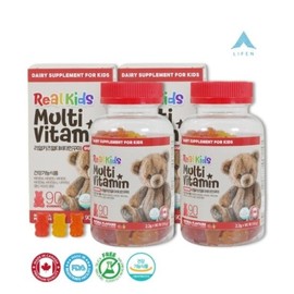 1 bottle of Canada Real Kids Multivitamin Kumi (3-month supply) / 캐나다 리얼키즈 멀티비타민꾸미 1병(3개월분)