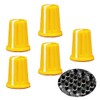 WXYINSPAS 5pcs EQ Rotary Knob Replacement Equalizer Potentiometer Fader Knobs