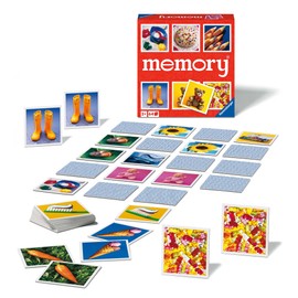Ravensburger Junior Memory Game - Matching Picture Snap Pairs For Kids Age 3 Years Up - Educational Todder Toy