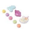 8pcs Bubble Bath Ball Set Different Shapes Fragrance Exfoliating Refreshing