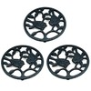 Cast Iron Bird Trivet Set, 3-Pack - Decorative Metal Pot
