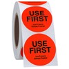 Hybsk Fluorescence USE First Stickers Restaurant Food Service FIFO Label