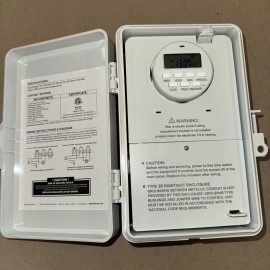 AMP Digital Outdoor Timer Box 40amp 120/277 Indoor/outdoor N3R  120/208/240/27