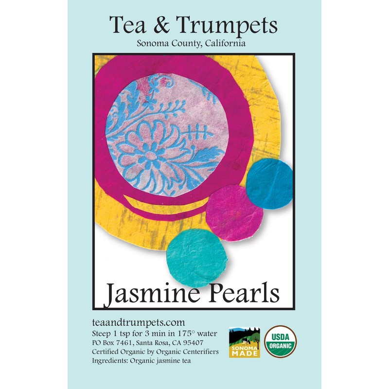 USDA Organic Jasmine Pearls Loose Leaf Green Tea - 4