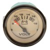 Teleflex Boat Volt Gauge 780649PDFB | 2 Inch Pewter/Beige
