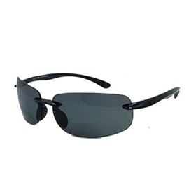 Pink Ribbon Shades Men and Women Rimless Bifocal Lovin Maui Sports Style - black 2.50