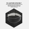 Weight Lifting Belt PU Leather Lumbar Back Support Thickened Powerlifting