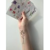 tuzuru Temporary Tattoos, 30 Stickers, Cute, Deer, Flowers, Waterproof, Bonus