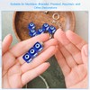 PATIKIL 12mm Evil Eye Beads, 10 Pcs Resin Turkish Evil