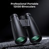 K&F Concept® 12X50 Binoculars Telescope with Smartphone Adapter, Tripod Adapter,