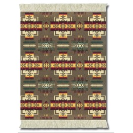 Lextra (Pendleton Khaki Chief Joseph), Mouserug, Khaki/Burgundy/Gold, 10.25 x 7.125 Inches, One (PRC-1)