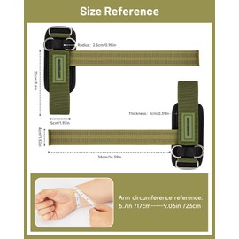 MANUEKLEAR Non-Slip Wrist Straps for Weightlifting Deadlifting, Gym Lifting Straps with D Rings for Cable Machine Workout, 10mm Neoprene Padded Weight lifting Wrist Wraps for Men Women