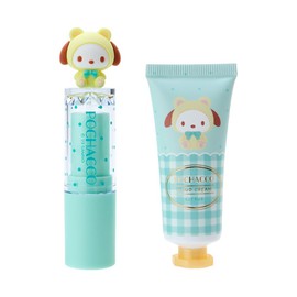 Sanrio 331741 Pochacco Lip Balm & Hand Cream Set (Bear Motif)