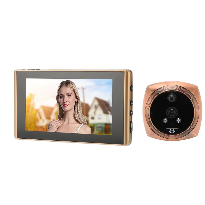 Digital Door Viewer Peephole 1080P Color Night Vision Human Body