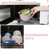 BoxedHome Nesting Plastic Mixing Bowl Set with Pour Spouts and
