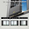 31.5-33.5 Inch Vertical Window Fan for Sliding Windows Exhaust Only