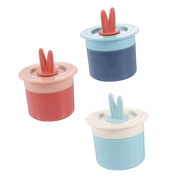 Mikinona Bubbling Supply 3pcs Facial Sturdy Pp Material Foaming Bottle