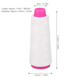 Vbestlife Cuerda de de 110m de Largo y 0,9mm de Diámetro, Cuerda de Tiro con para Hacer Cuerda, Línea de Hilo, Cuerda de Compuesta Curva ()