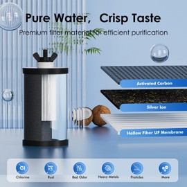 Upgraded 2387 Water Filter Replacement, NSF/ANSI Certified for Alexapure Water Filtration System, 5,000 Gallon Throughput Capacity, 1 Pack