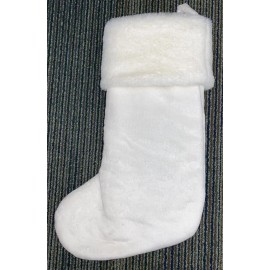 Peanuts New Peanuts Snoopy White Faux Fur Christmas Tree Stocking