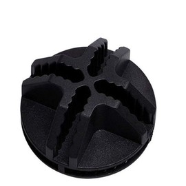 20 Pcs Wire Grid Cube Plastic Connectors for Modular Closet Storage Organizer and Wire Grid Cube Storage Shelving - Black