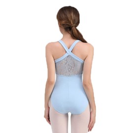 ModLatBal - Camisola para mujer con tirantes cruzados, leotardos de ballet
