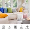 Deconovo Super Soft Plush Velvet Throw Pillow Covers with Invisible