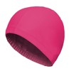 CENZICOM Man Women Pure Color Nylon Spandex Fabric Swim Cap