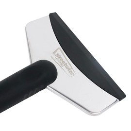 Streetwize - Stainless Steel Ice Scraper With Cushion Grip | Stainless Steel Lid Handle | Car Windshield Heavy Duty Snow & Frost Removal Tool | Anti Scratch | Windscreen Protection |