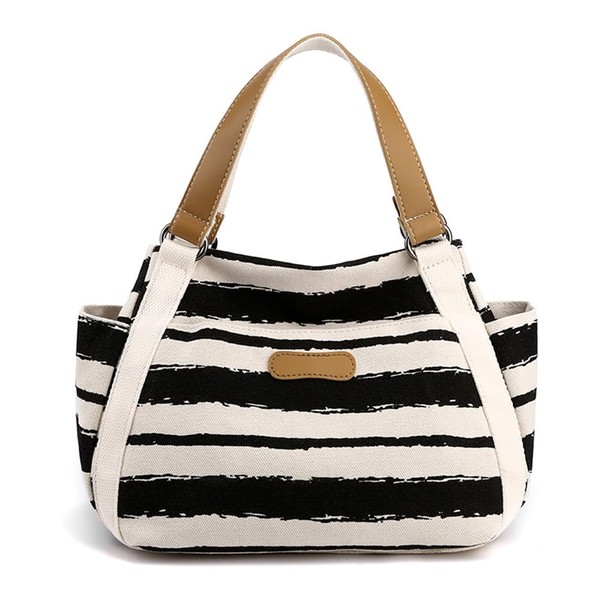 Semo1mus Women's Tote Bag, Small, Large Capacity, Mini Tote, Canvas,