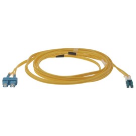 SF Cable, 10m LC-SC Duplex Singlemode 9/125 Fiber Optic Cable Jumper Optical Patch Cord (32.8ft)
